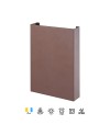 HUEZ * APLIQUE LED IP65 5+5W 3000K CORTEN